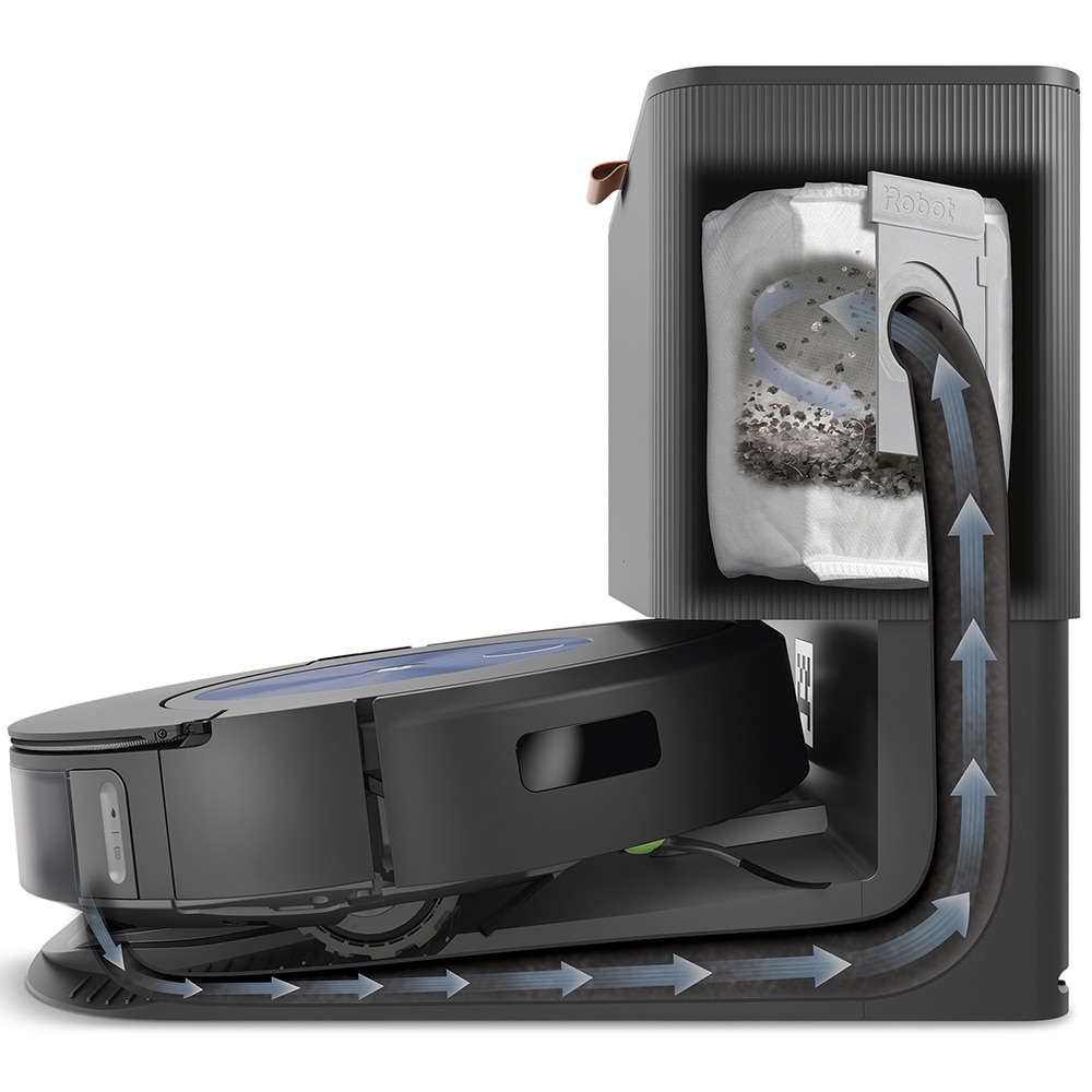 Robot de aspirare cu mop iRobot Roomba Combo j7+, c755640, golire