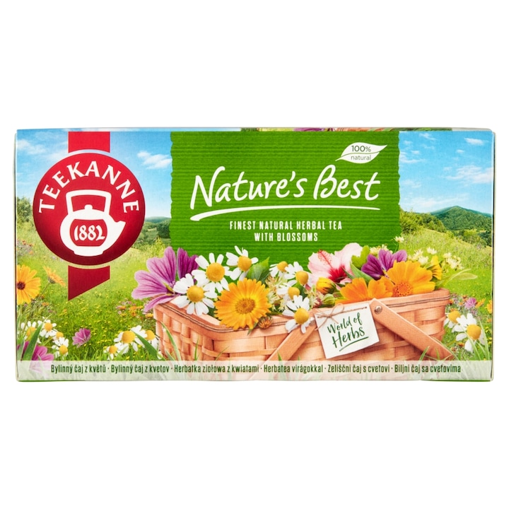 Teekanne Nature's Best билков чай с цветя, 32 гр., 20 филтъра