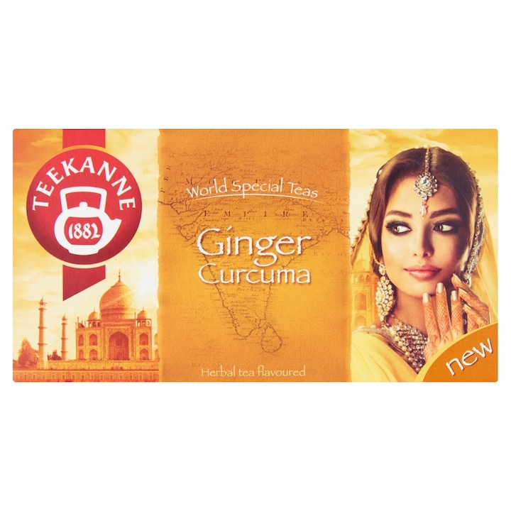 Билков чай Teekanne World Special Teas с джинджифил и куркума, 35g, 20 филтъра