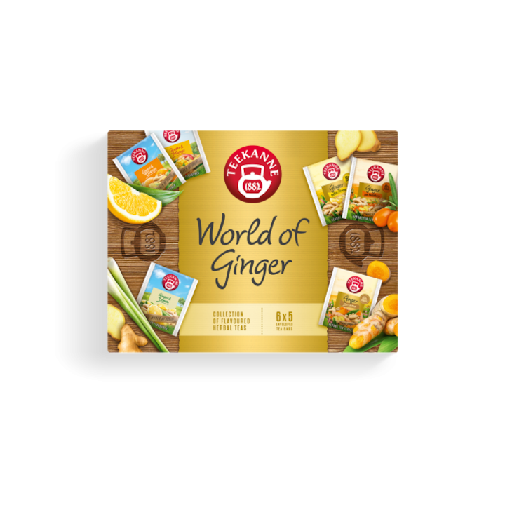 Селекция чай от джинджифил Teekanne World of Ginger, 55g, 6x5 филтри