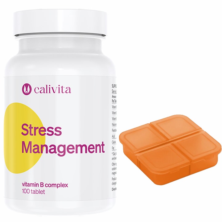 Set supliment alimentar si cutie pilule, antistress, Stress