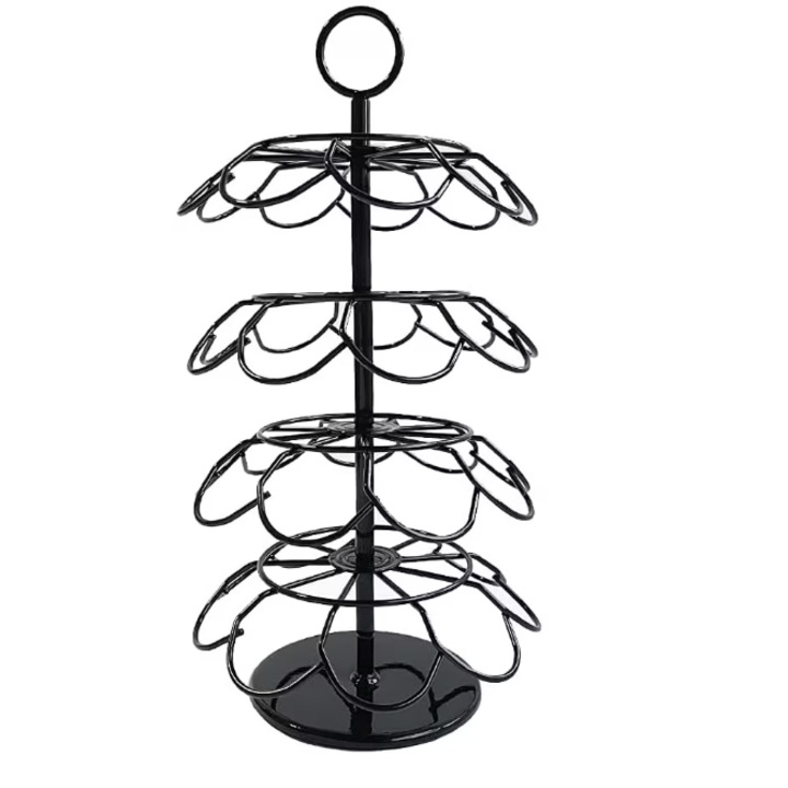 Suport 36 capsule Dolce Gusto Negru, model brad