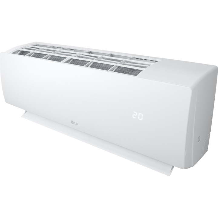 Aparat de aer conditionat LG Dualcool Pro 9000 BTU, Clasa A++, Fast cooling, Fast heating, R32, W09TE.NEU/W09TE.UEU, alb