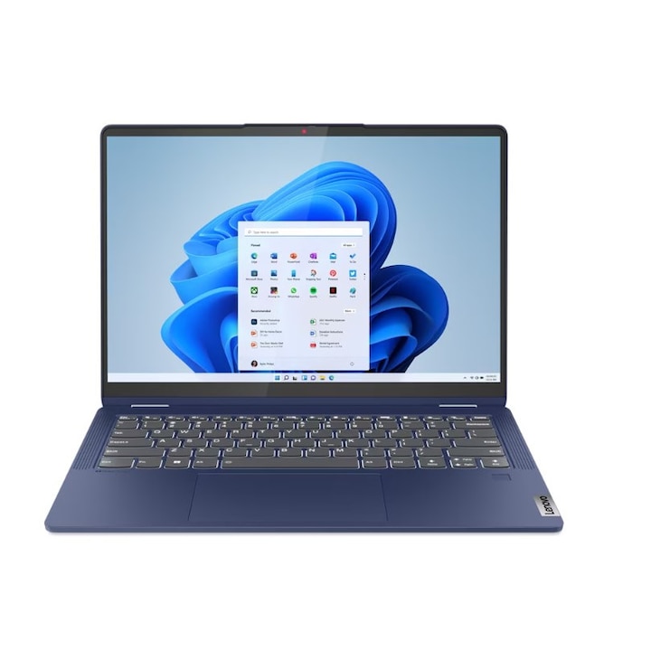 Laptop Lenovo IdeaPad Slim 3 15IAH8 cu procesor Intel® Core™ i5-12450H pana la 4.4 GHz, 15.6", Full HD, IPS, 8 GB RAM DDR5, 1 TB SSD, Intel® UHD Graphics, Windows 11 Pro, Abyss Blue