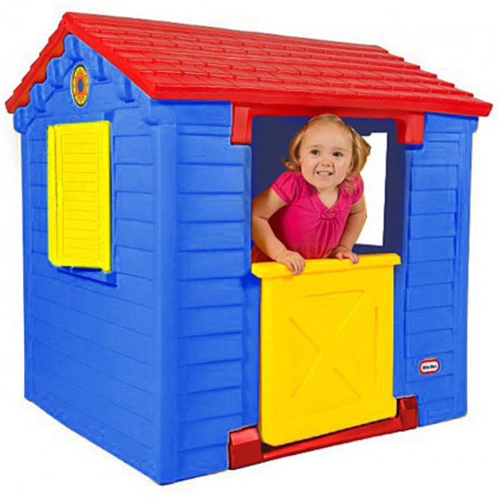 Casuta pentru copii Little Tikes, Prima mea casuta, albastra