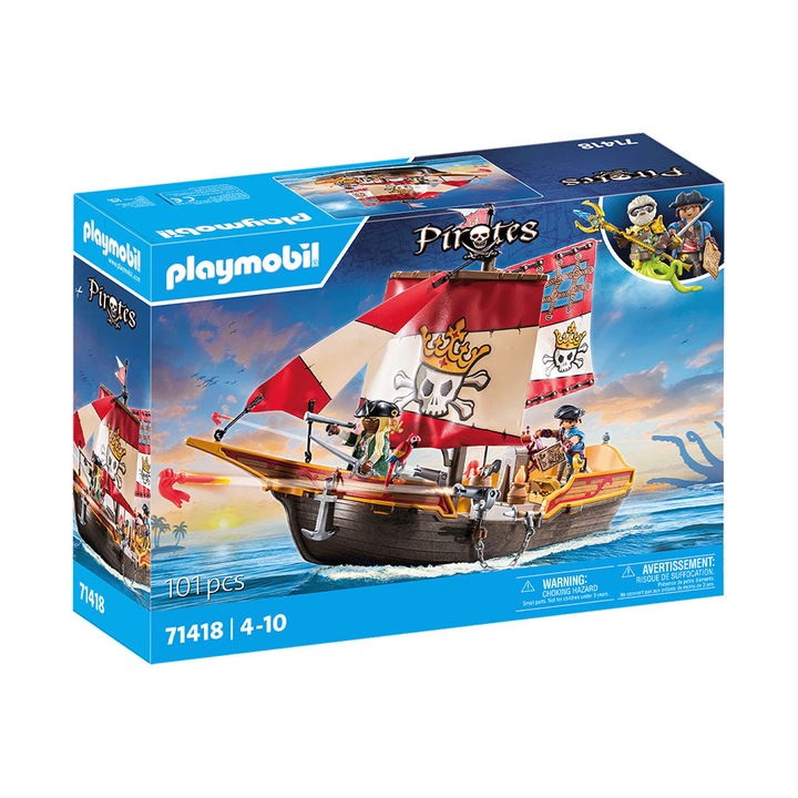 Playmobil Pirates - Пиратски кораб