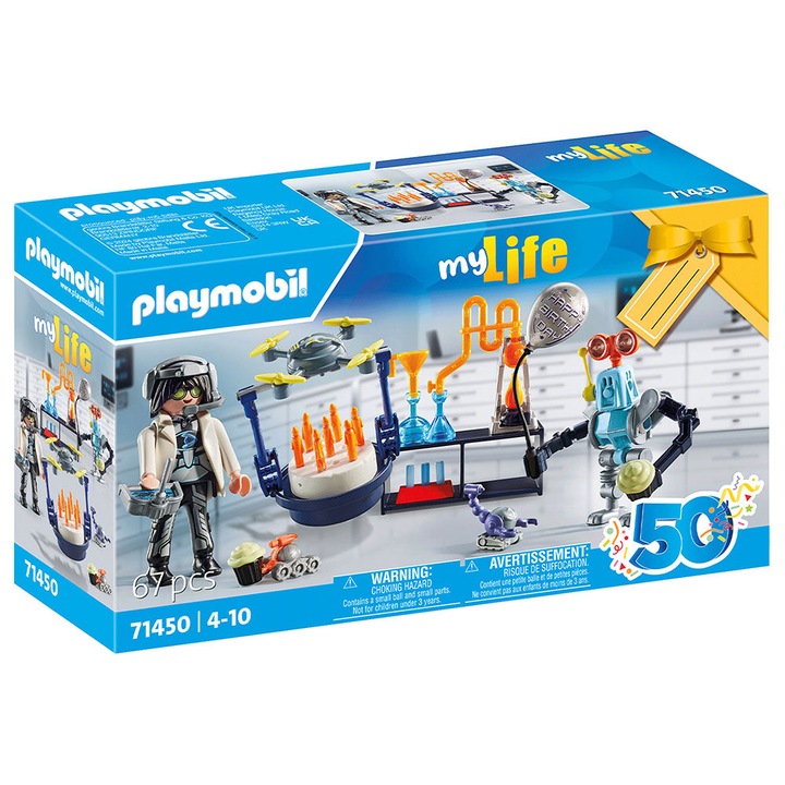 Playmobil my Life - Изследовател с роботи