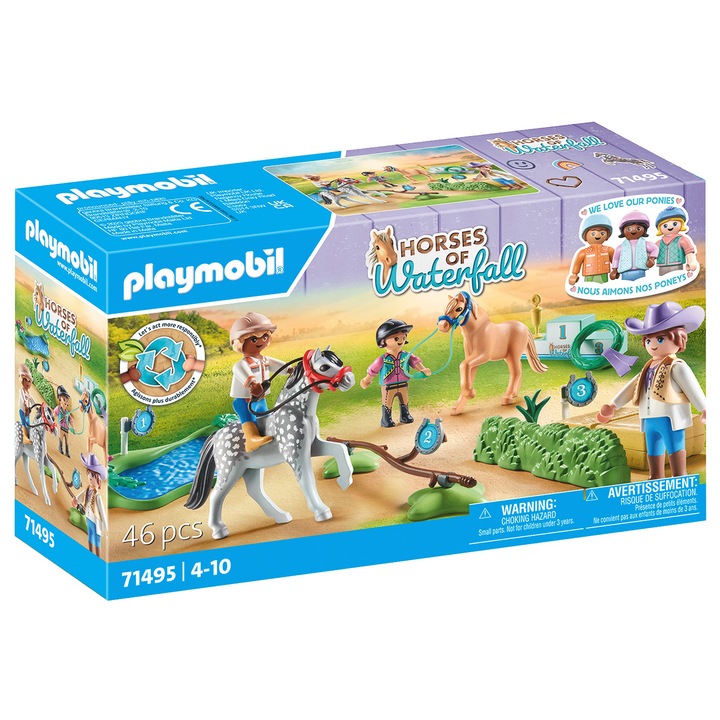 Playmobil Horses of Waterfall - Turneul cu ponei