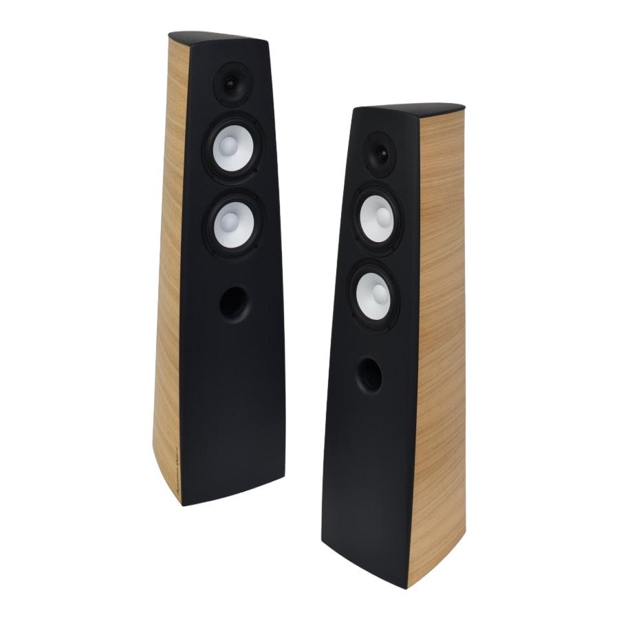 Boxe podea Acoustique Quality CANTO 5, negru/maro