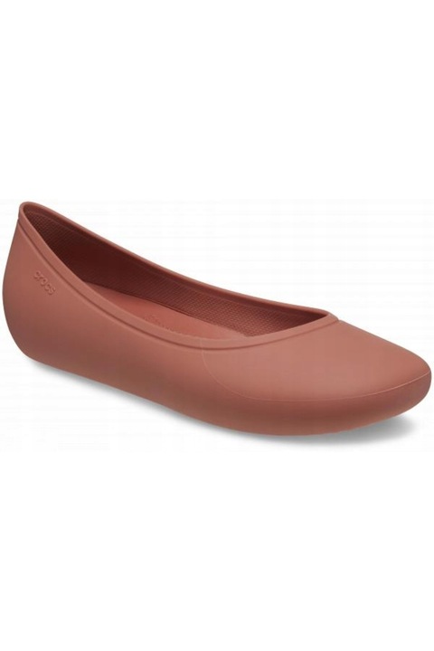 Noi balerinacipő, Crocs, Brooklyn 209384 Flat, barna, Barna