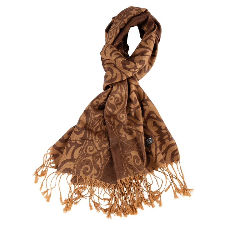 Esarfa maro Garden, 60 x 200 cm