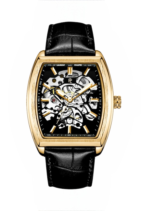 Мъжки часовник, Laurent Philippe, Royale Nuit D'Or, 42 мм, цвят златист