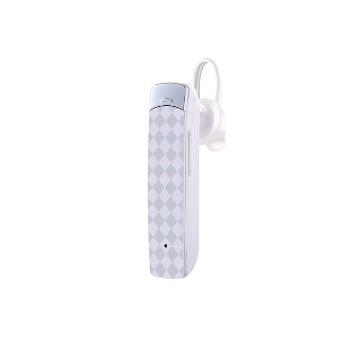 Слушалка Devia Bluetooth Lattice, Бял