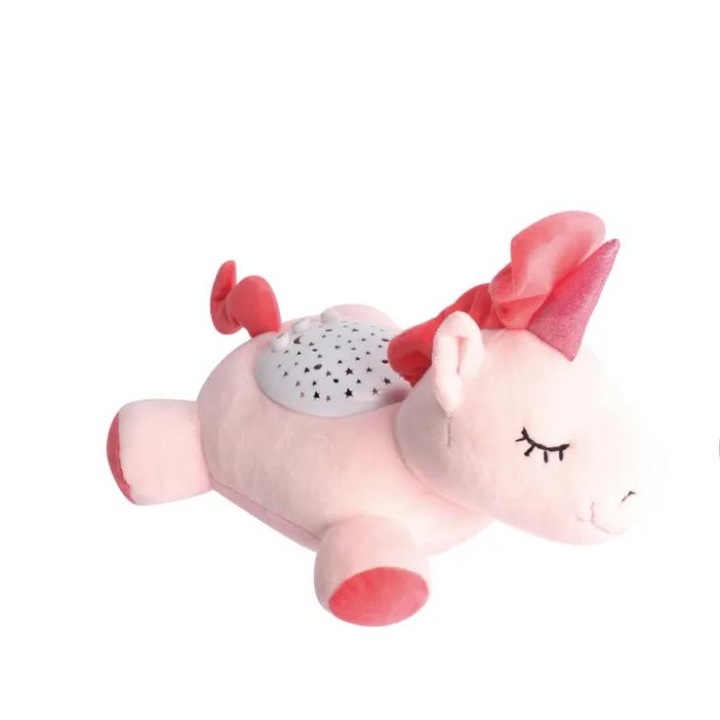 25 cm plüss interaktív Unicorn projektor játék altatódal