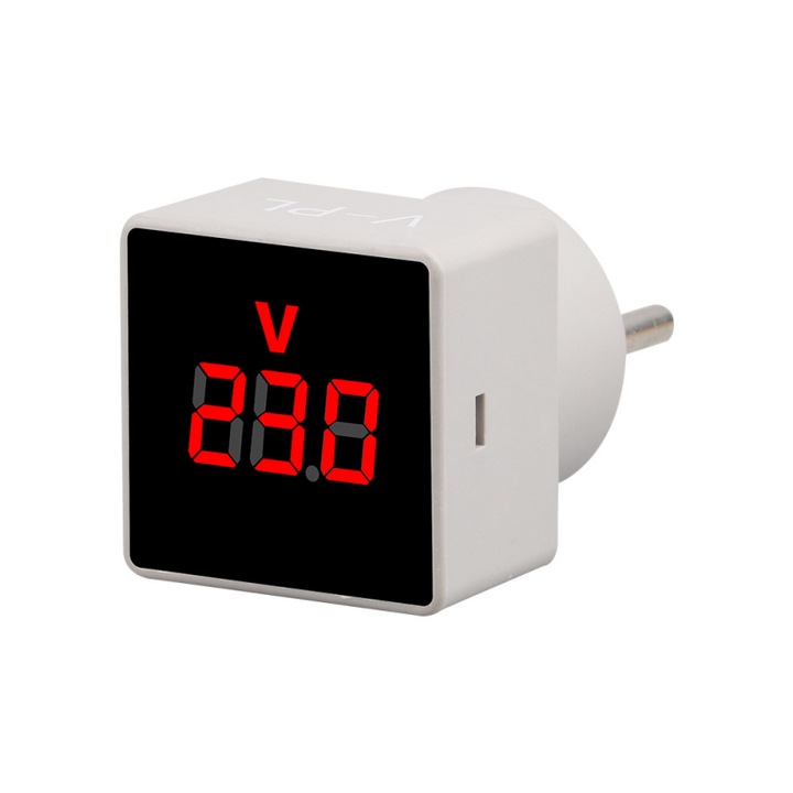 Волтметър SINOTIMER, монофазен, измерва напрежение, AC 50-380V, 50Hz