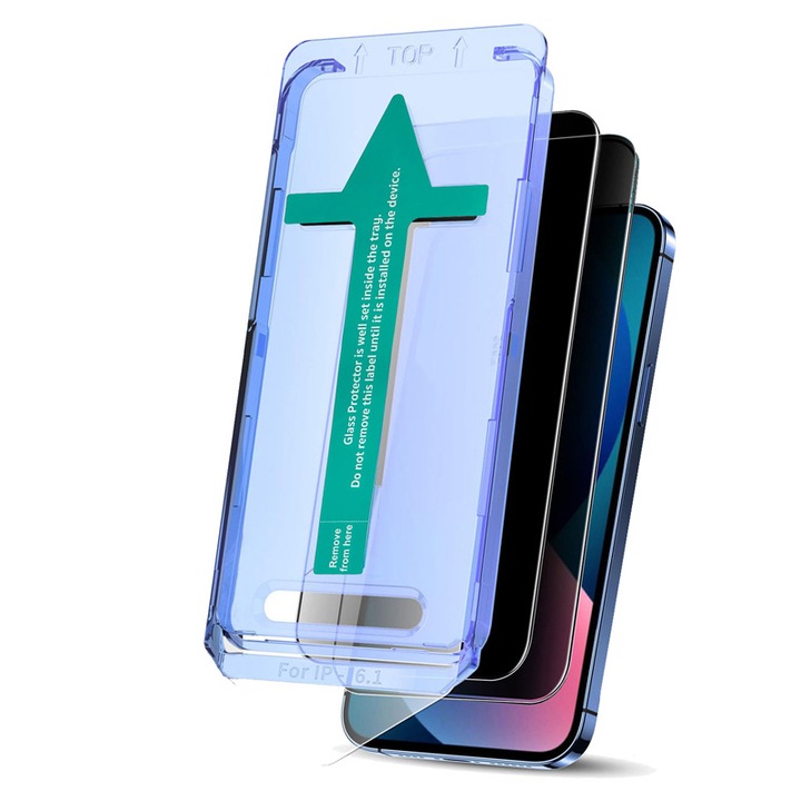Folie de protectie Infinity Enterprise - SIlver telefon, Compatibila cu iPhone 15, Silicon, Transparent