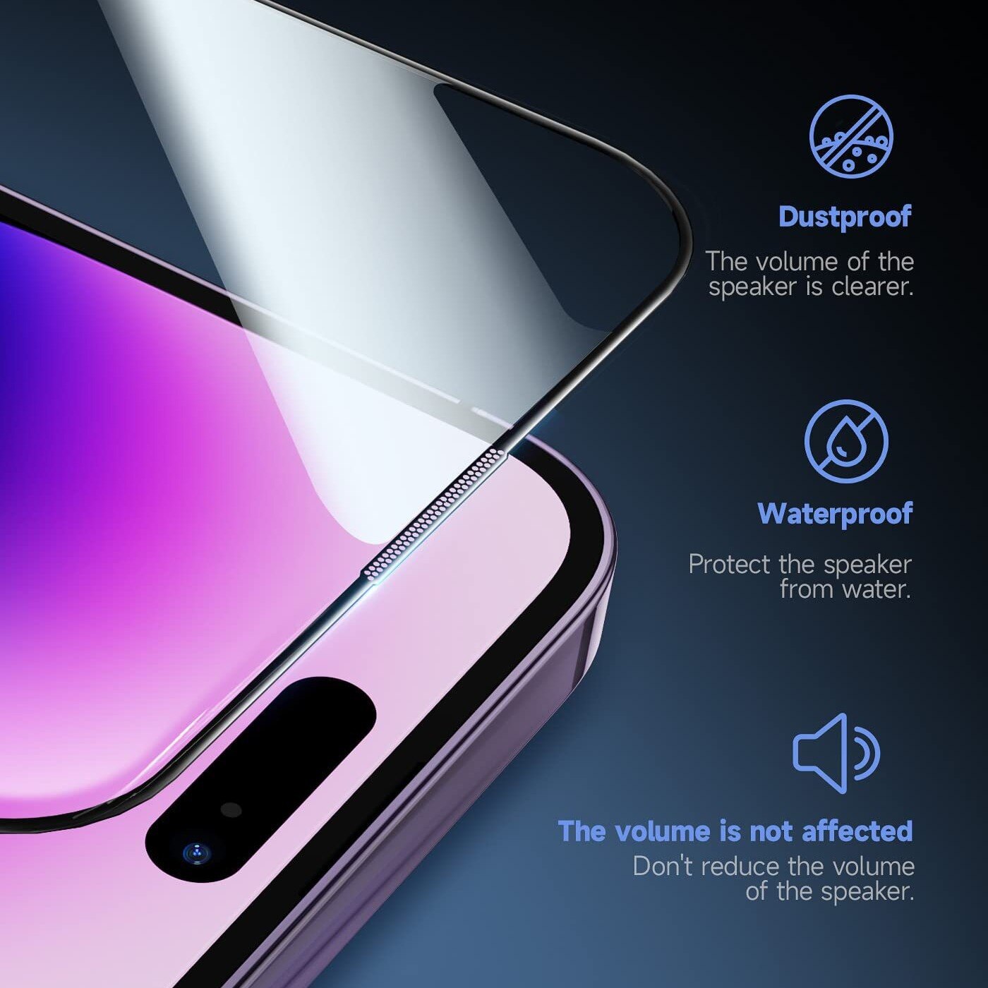 Folie de protectie Infinity Enterprise - SIlver telefon, Compatibila cu iPhone 15, Silicon, Transparent