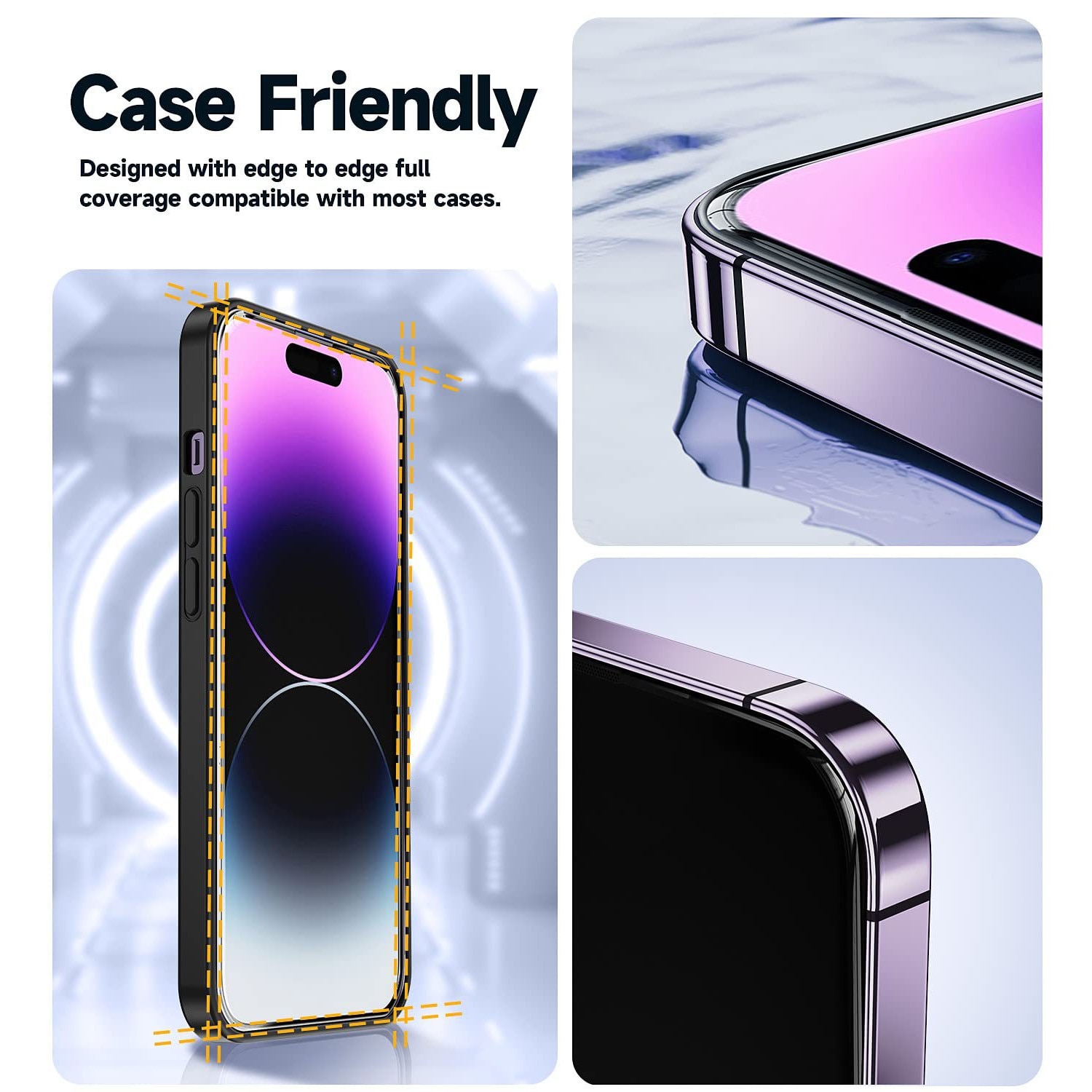 Folie de protectie Infinity Enterprise - SIlver telefon, Compatibila cu iPhone 15, Silicon, Transparent