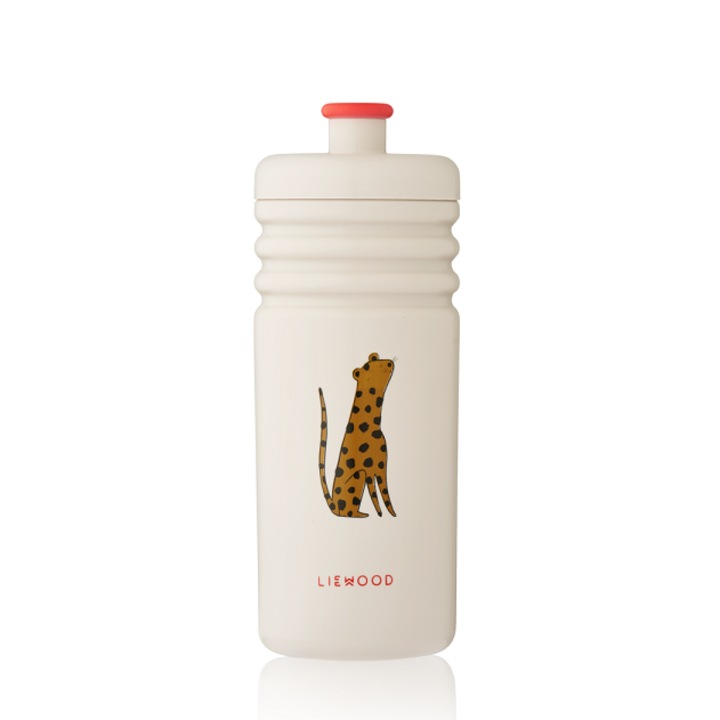 Sticla apa pentru copii Liewood Lionel, 500ml, model Leopard, Polipropilena, 3+ ani