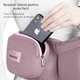 Marsupiu Bebe Mavio®, Ergonomic, Multifunctional cu 6 Pozitii de Purtare, Rucsac sau Frontal, intre 0 si 36 de luni, Reglabil, Greutate Maxima 14.9 kg, Extensie Sold, Protectie Cap, Bumbac si Poliester, Buzunar Depozitare, Roz