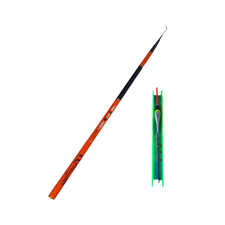 Varga Undita tronson scurt 6.3m din carbon Cool Angel cu linie fir textil a