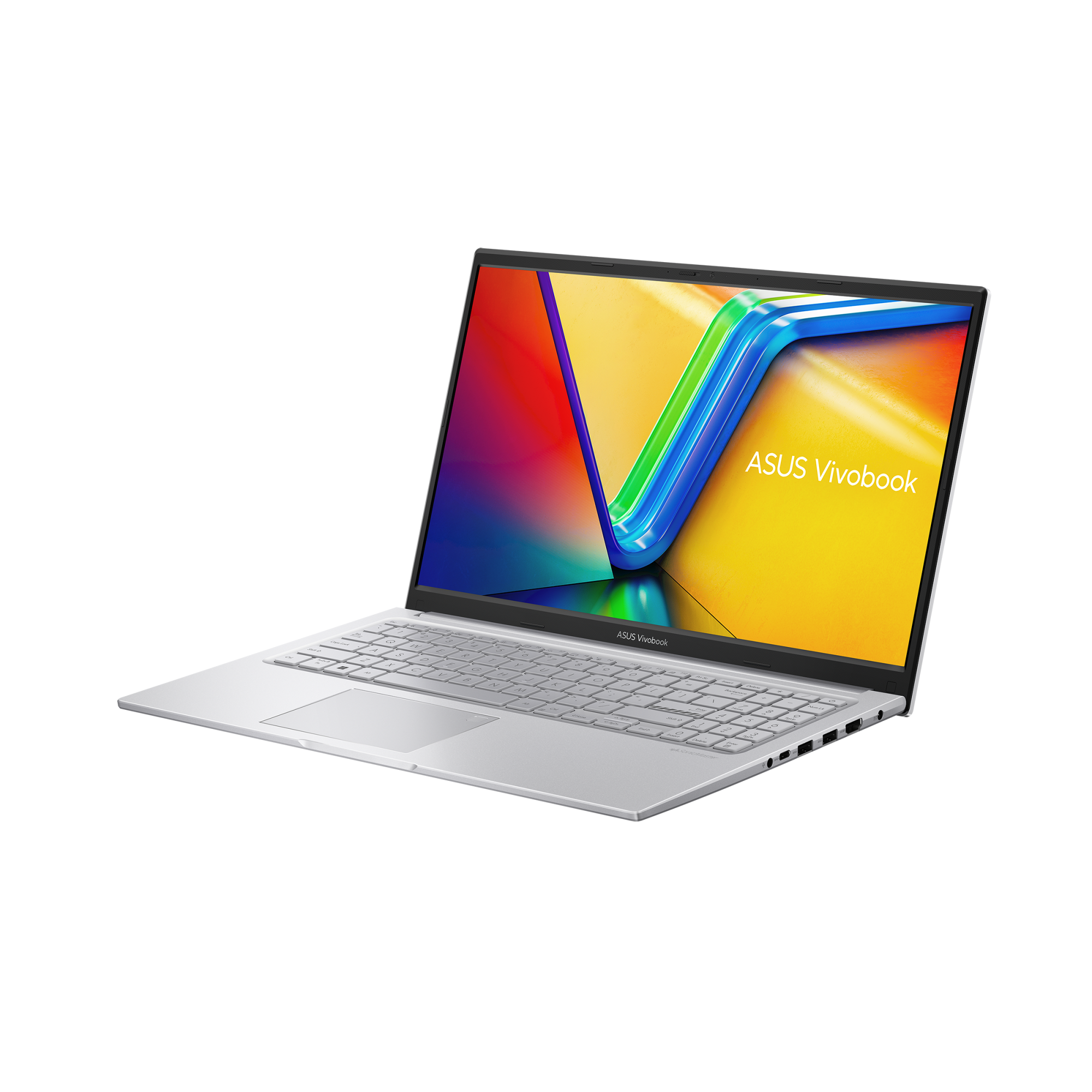 Laptop, Asus, VivoBook, X1504ZA-BQ1252, FullHD de 15,6 inchi, Intel Core i3-1215U, 16 GB, SSD de 1 TB, Argintiu