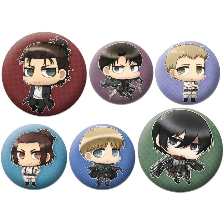 Set Insigne Attack On Titan - Chibi Characters - eMAG.ro