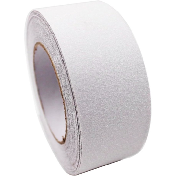 Banda Antiderapanta, 5cm x 10m, Alb