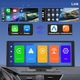 Radio auto universal FARROT V533 cu ecran de 10, 26 inchi camere duble multimedia CarPlay AndroidAuto, BT GPS negro