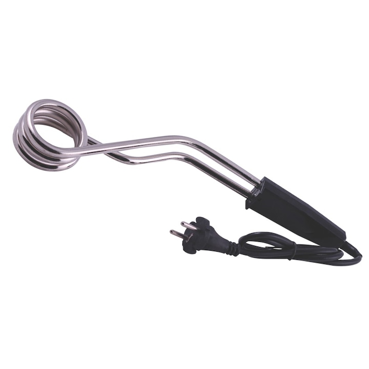 Elektromos vízforraló, vízmelegítő 230 mm, fekete, 1500 W