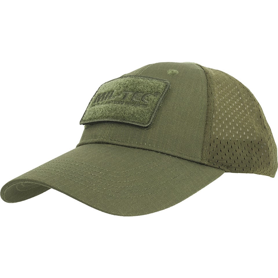 Airsoft Tactical Cap BASEBALL Mesh Olive Drab Mil-Tec - EMAG.bg