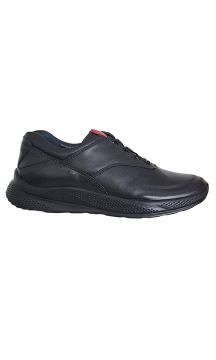 Pantofi barbati sport casual din piele naturala, Negru, SIR113N - Marimea 40