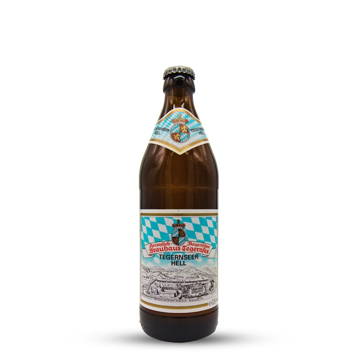 Tegernseer Hell, Herzoglich Bayerisches Brauhaus Tegernsee (DE), 0, 5L - 4, 8%