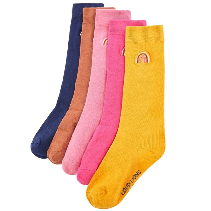 Детски чорапи 5 чифта vidaXL, EU 26-29, 0.07 kg