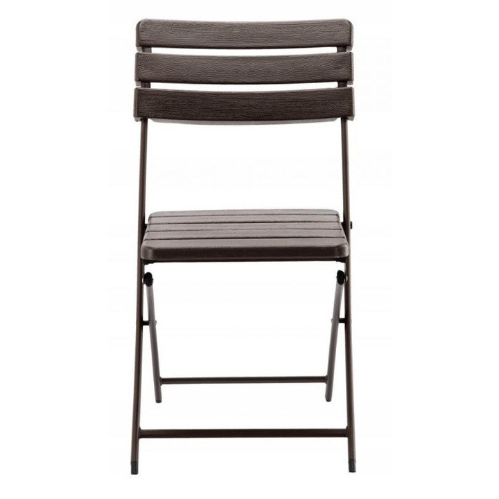 Barna összecsukható kerti szék 55 x46 x 81 cm