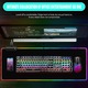 Подложка за мишка Gaming, KINSI, 300x800x4 мм, противоплъзгаща, RGB светлини, гумирана основа