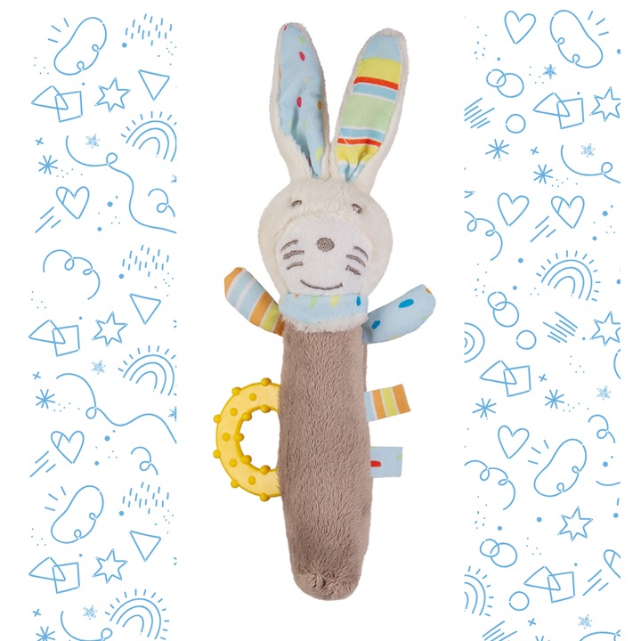 Baby Nova Squeezy puha nyomkodható játék 1 db