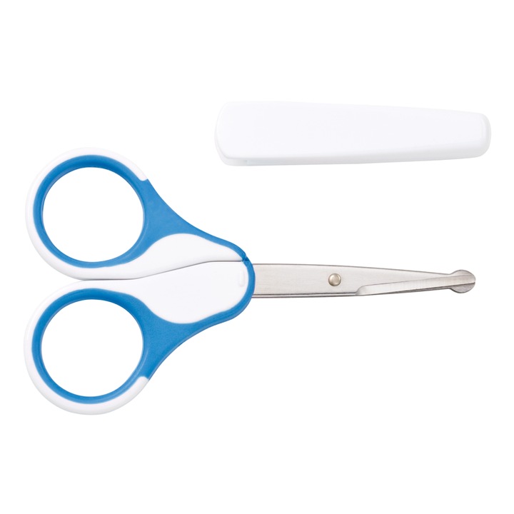 Baby Nova Babaolló biztonsági tokkal lekerekített hegyekkel rozsdamentes acél 1 db