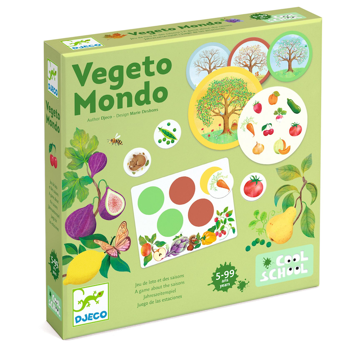 Joc educativ Djeco, Vegeto Mondo, 5-99 ani, multicolor