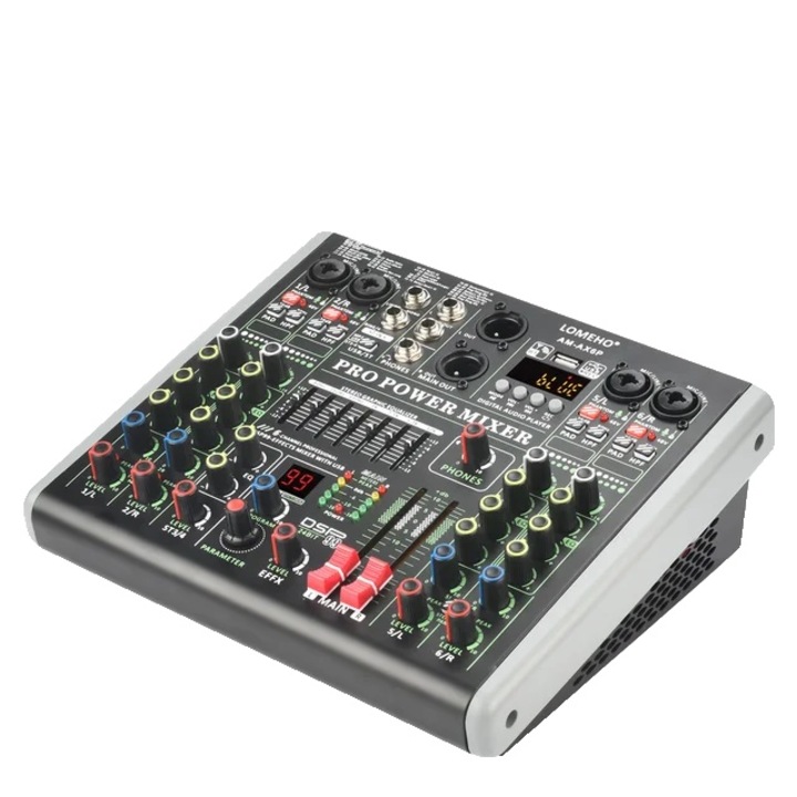 Consola de mixare amplificator, 99 de putere de efect, Bluetooth individual