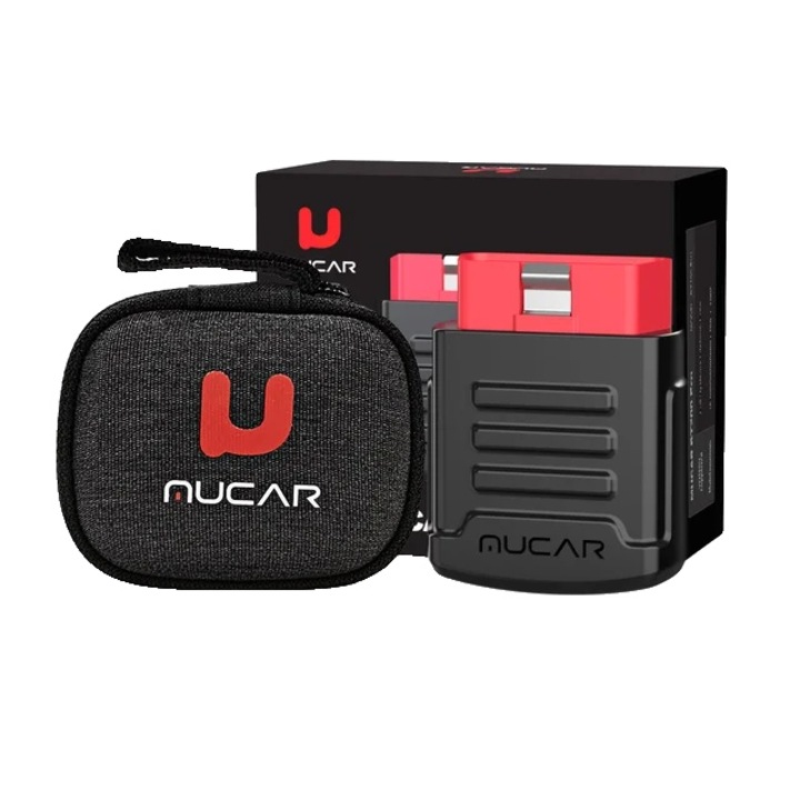 Autótesztelő, Bluetooth OBD2, Vezeték nélküli kapcsolat, BT200 PRO, Fekete / Piros