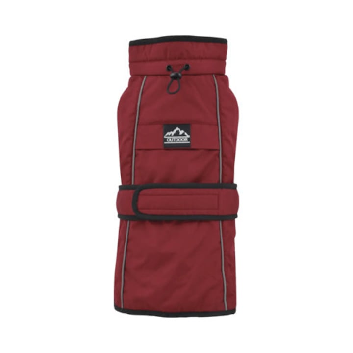 Pelerina Caini Perfect Storm 35 Cm Rosu