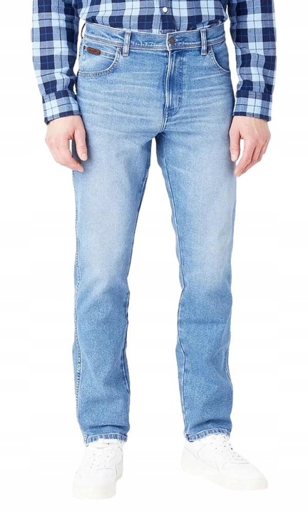 Blugi barbati Wrangler Texas Autentic, Albastru