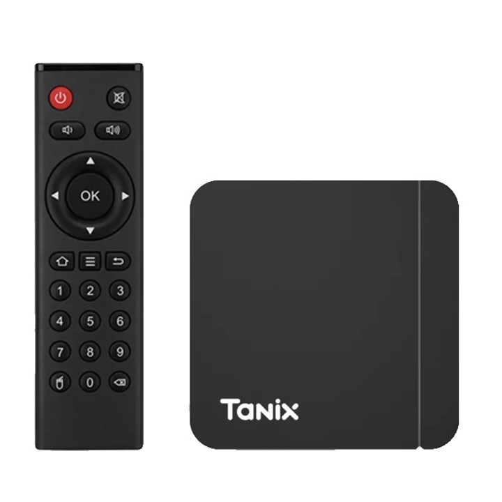 Smart TV Box 4K, Dual WiFi, Bluetooth, HDR10+, 2G RAM, 16G stocare, priza EU