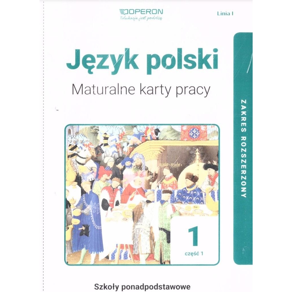 "J. polski LO 1 Maturalne karty pracy ZR cz.1 2019", Operaon, бяло
