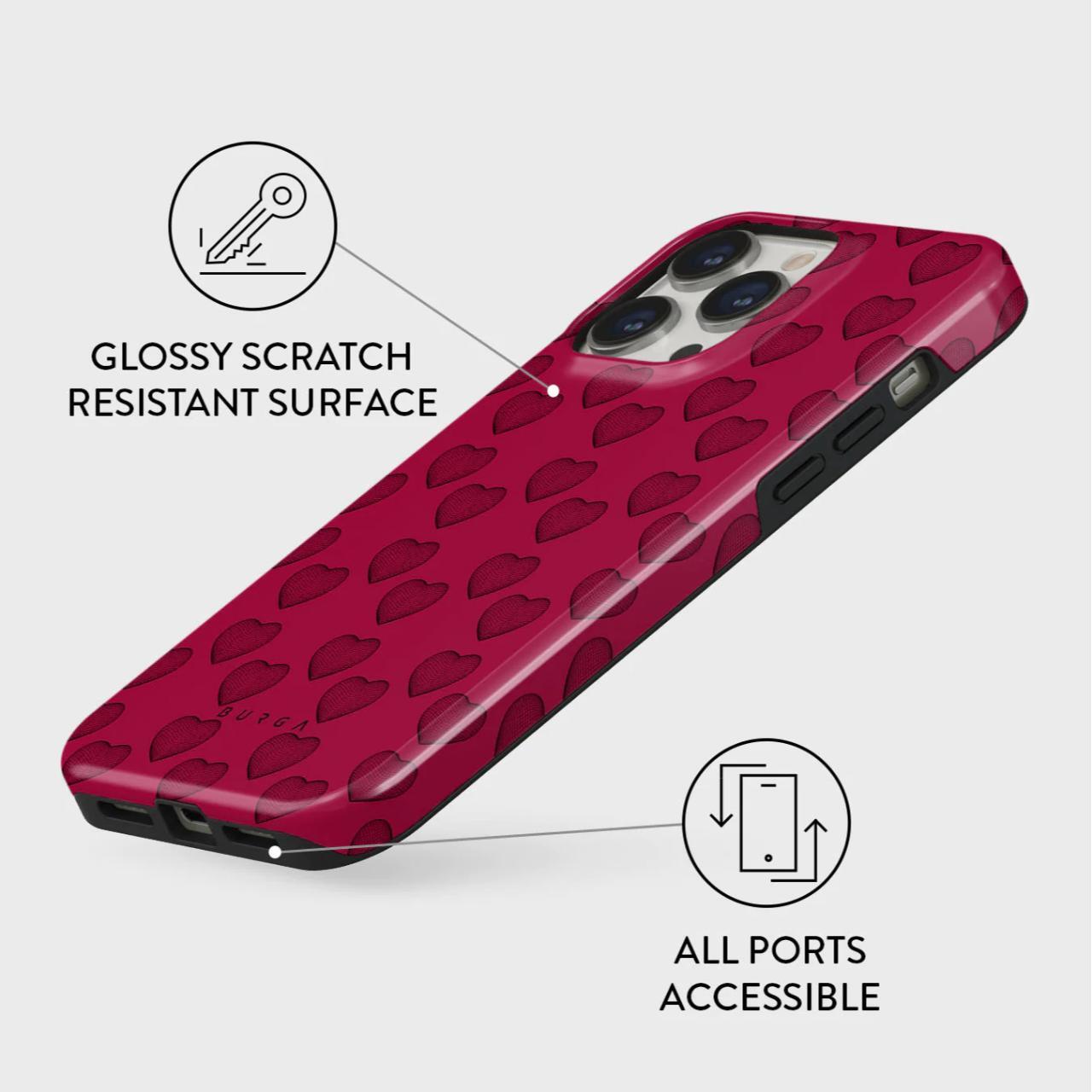 Husa Burga Dual Layer Single Not Sorry compatibila cu iPhone 14 Pro
