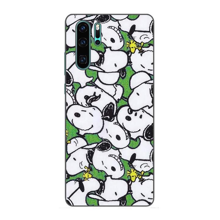 Капак, съвместим с Huawei P30 Pro Silicon Gel Tpu Model Snoopy Pattern