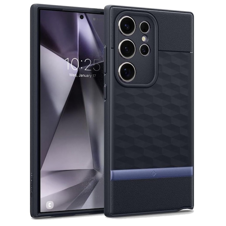 Калъф за мобилен телефон Spigen за Samsung Galaxy S24 Ultra, Caseology Parallax, Navy Violet