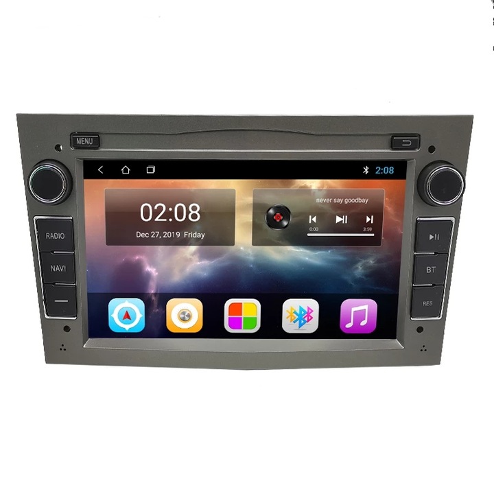Мултимедия с навигация ZT1 за Opel Antara, Astra H, Zafira, Vivaro, Corsa D, 2004-2014 - тъмно сив цвят Android 13 2GB+32GB