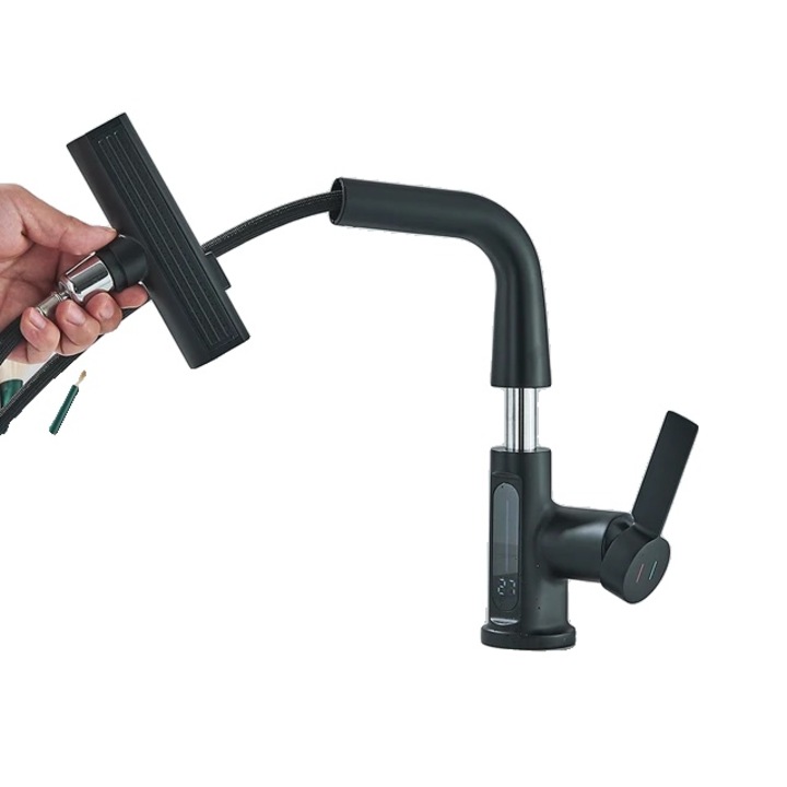 Konyhai csaptelep, fekete